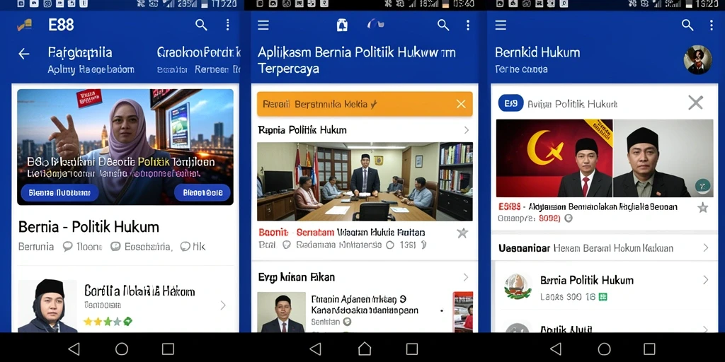 Tampilan antarmuka E88 yang modern dan informatif.