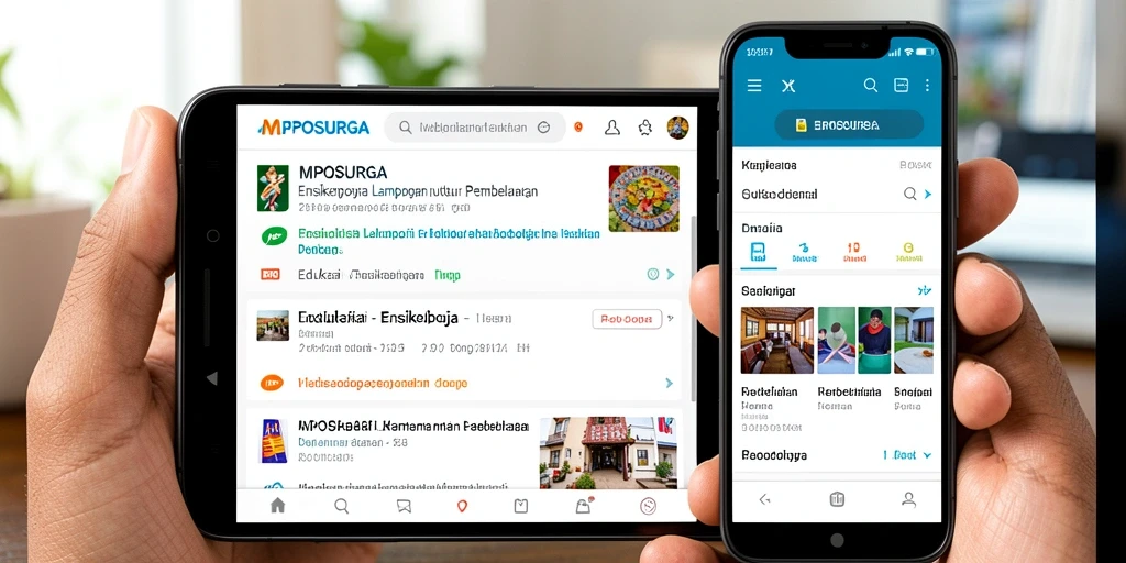 Antarmuka aplikasi MPOSURGA yang informatif dan mudah digunakan.